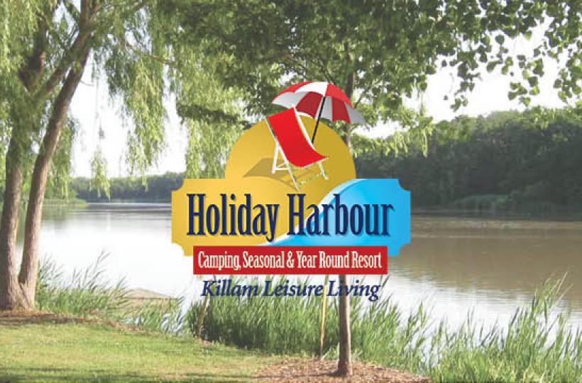 Holiday Harbour Lakw With Logo
